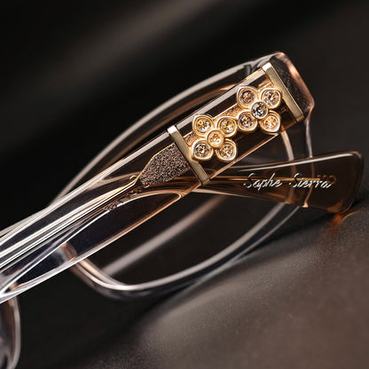Cross Floret Brown Transparent (NEW ARRIVAL)