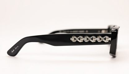 18K GEM CUT INFINITY SAINTS - WHITE GOLD