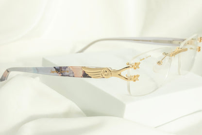 GOLD MARBLE RIMLESS