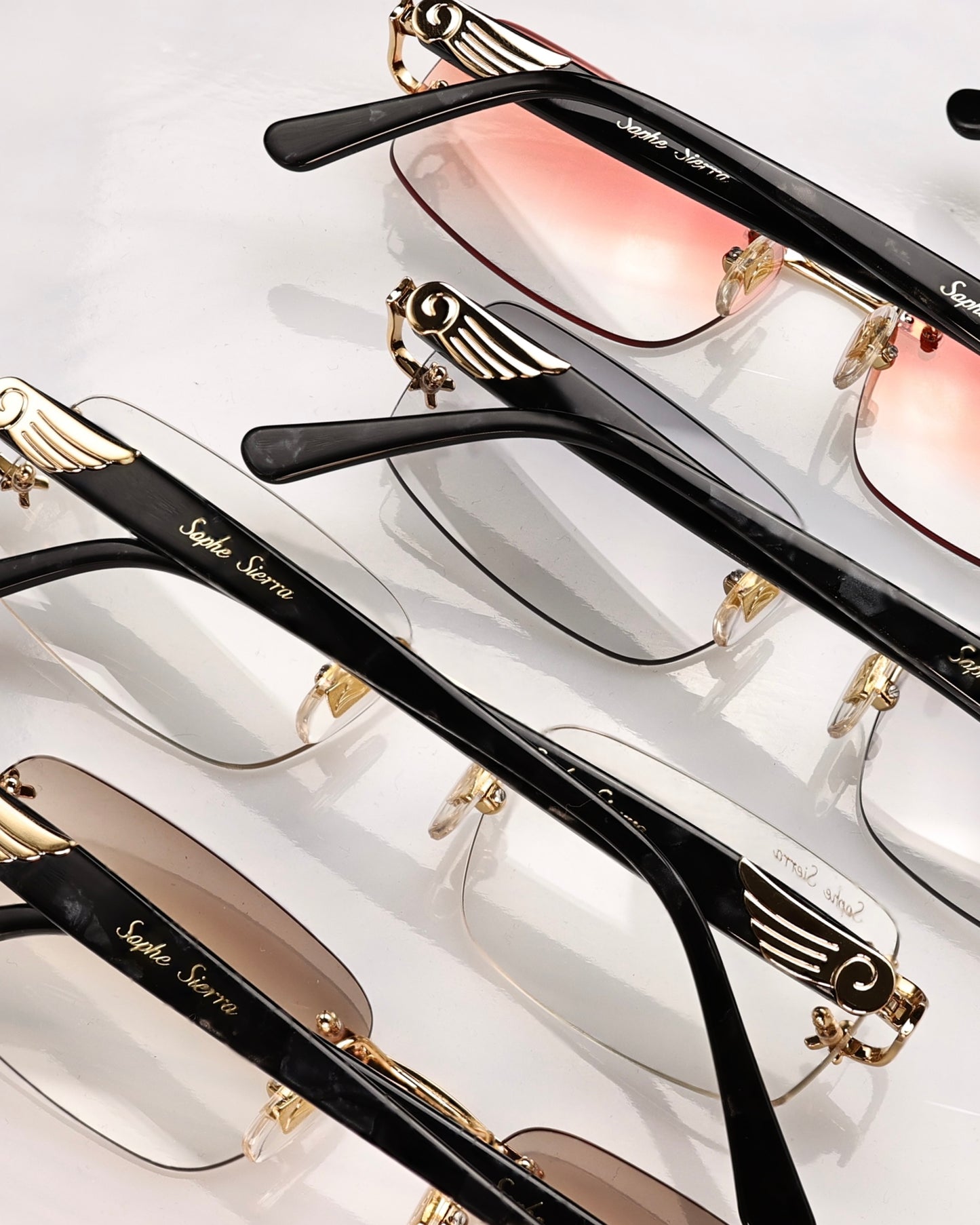 18K GOLD BLACK MARBLE