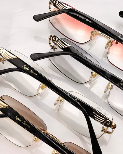 18K GOLD BLACK MARBLE