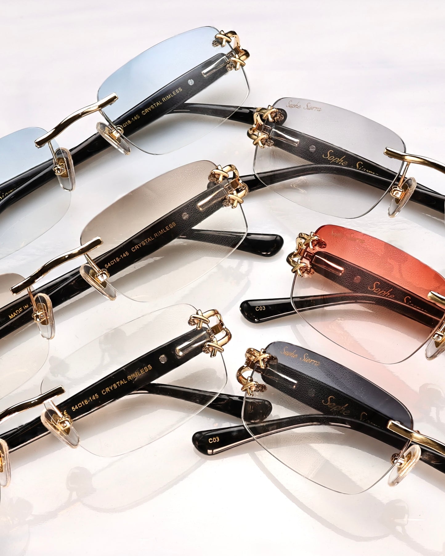 18K GOLD BLACK MARBLE