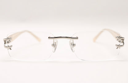 18K WHITE GOLD WHITE PEARL