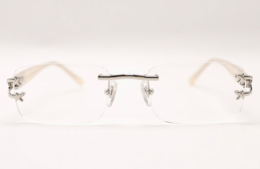 18K WHITE GOLD WHITE PEARL