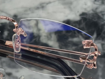 18K ROSE GOLD LION X