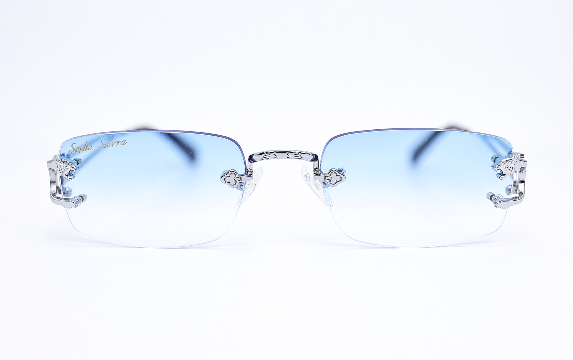 custom lenses rimless glasses 