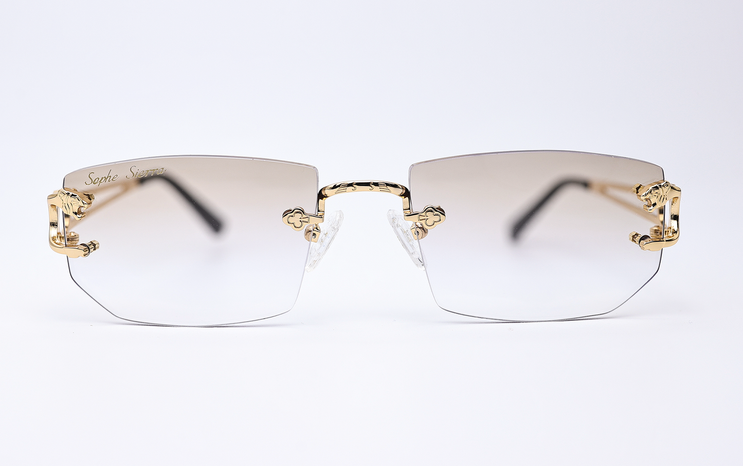 custom lenses rimless glasses 