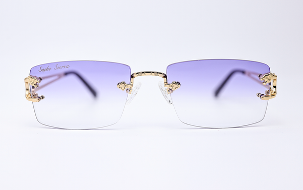 custom lenses rimless glasses 